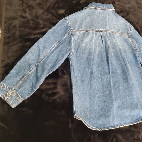 Zara Denim Button-Up Shirt - Picture 8 of 16